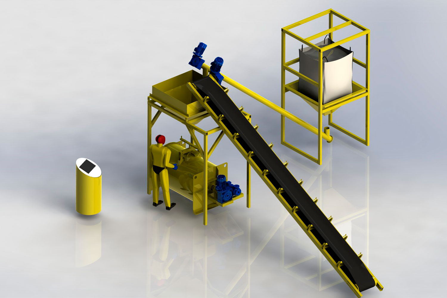 Автоматический комплекс в сборе