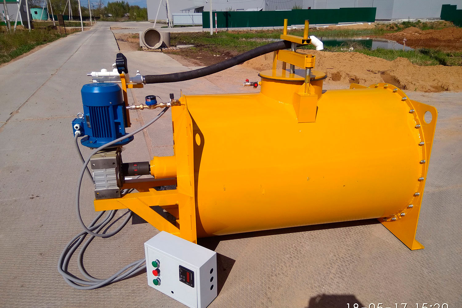 Смеситель с горизонтальным расположением вала «MZSO 500»