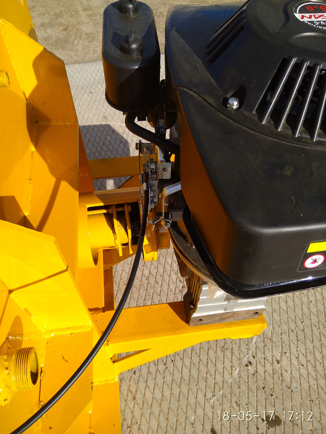 Смеситель с горизонтальным расположением вала «MZSO V500» (Бензин 7 л.с.)