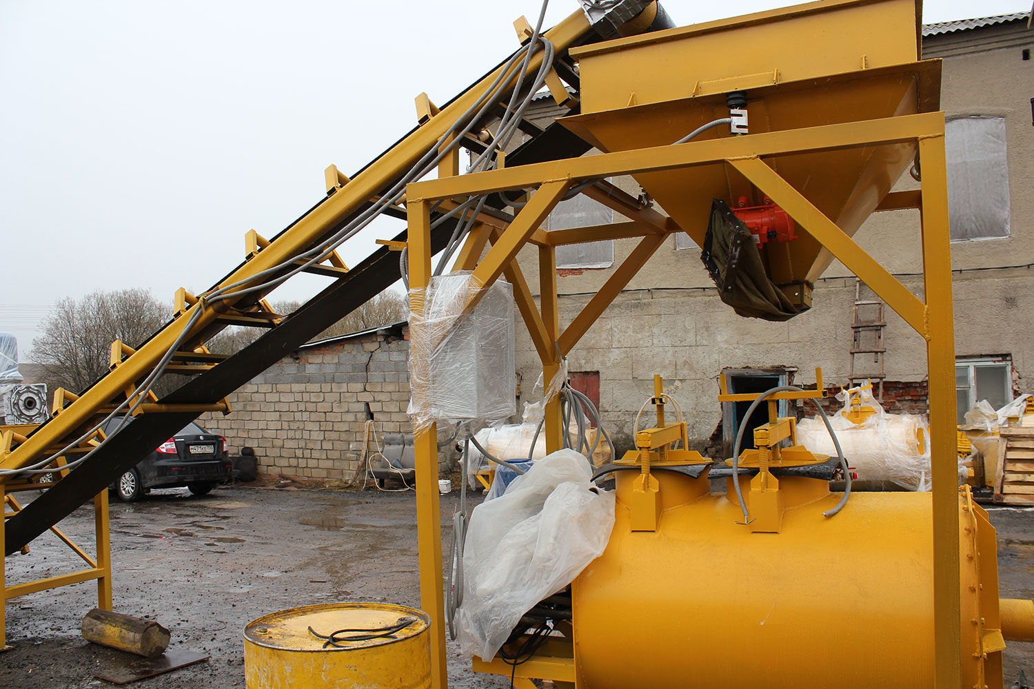 Смеситель для полисиролбетона