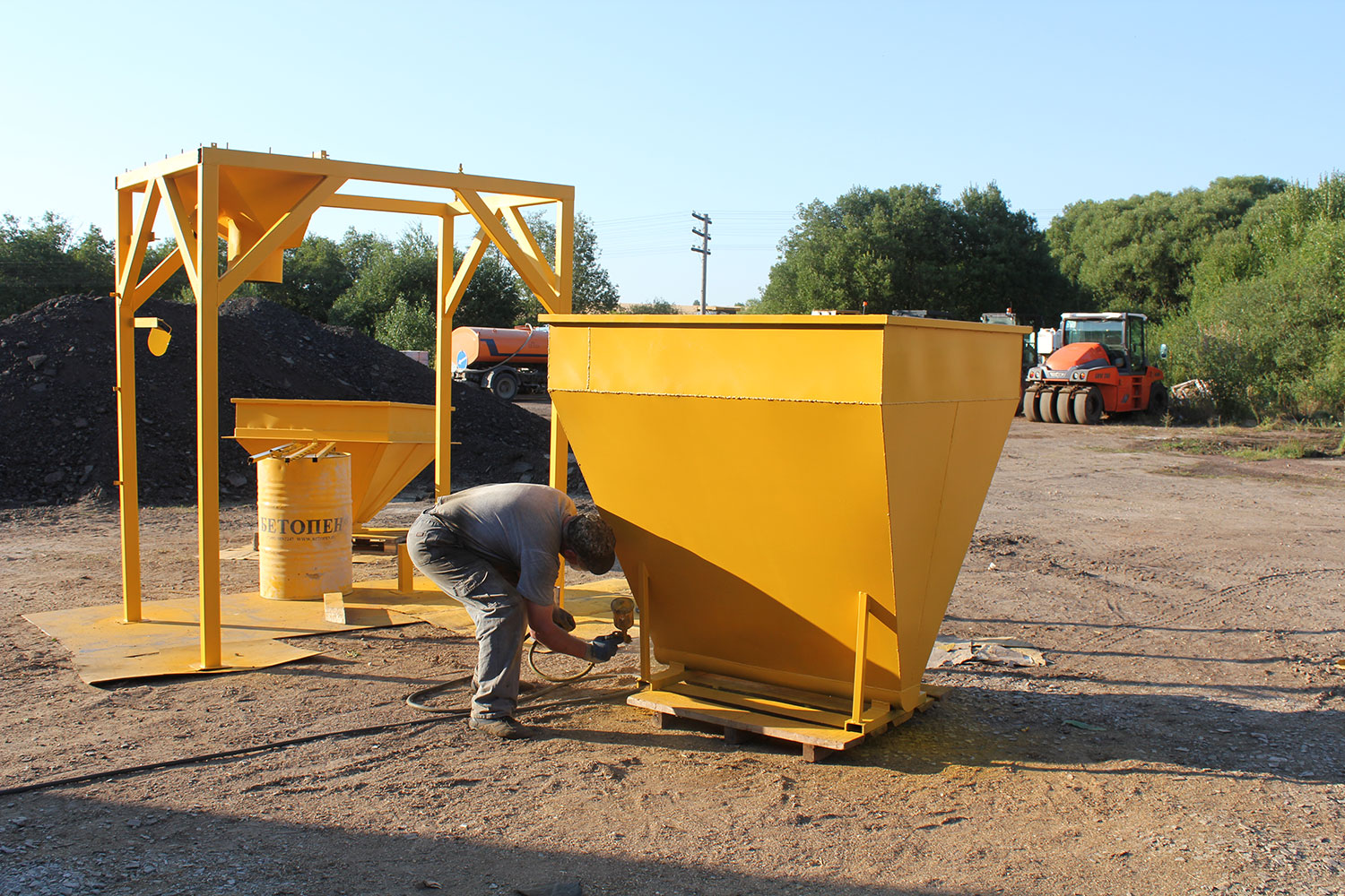 Смеситель для полисиролбетона